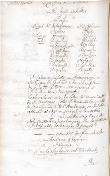 Scan des Originalprotokolls vom 15. Juli 1779