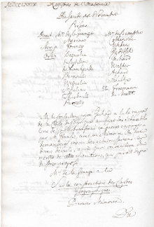 Scan des Originalprotokolls vom 11. November 1779