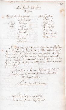 Scan des Originalprotokolls vom 24. März 1768