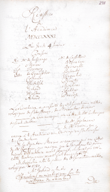 Scan des Originalprotokolls vom 04. Januar 1781