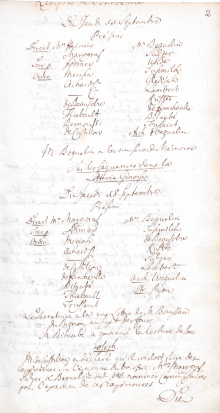 Scan des Originalprotokolls vom 11. September 1766