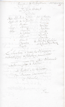 Scan des Originalprotokolls vom 23. August 1781