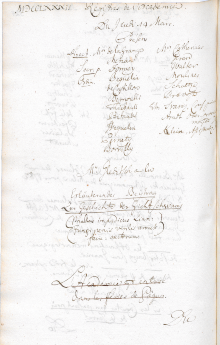 Scan des Originalprotokolls vom 14. März 1782