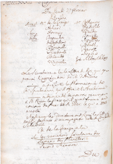 Scan des Originalprotokolls vom 27. Februar 1783