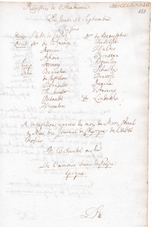 Scan des Originalprotokolls vom 18. September 1783