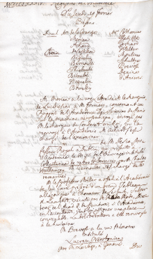 Scan des Originalprotokolls vom 19. Februar 1784