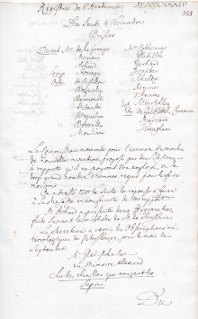 Scan des Originalprotokolls vom 04. November 1784