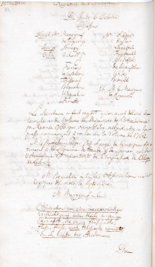 Scan des Originalprotokolls vom 6. Oktober 1768