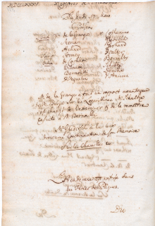 Scan des Originalprotokolls vom 17. März 1785