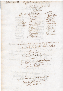 Scan des Originalprotokolls vom 28. April 1785