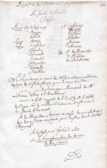 Scan des Originalprotokolls vom 23. Juni 1785