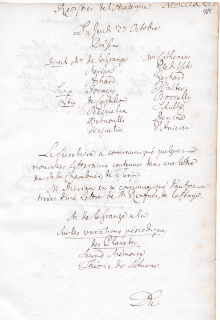 Scan des Originalprotokolls vom 27. Oktober 1785
