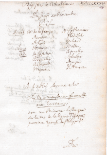 Scan des Originalprotokolls vom 10. November 1785