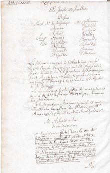 Scan des Originalprotokolls vom 13. Juli 1786