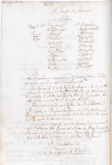 Scan des Originalprotokolls vom 12. Januar 1769