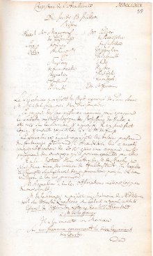 Scan des Originalprotokolls vom 13. Juli 1769