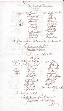 Scan des Originalprotokolls vom 11. Dezember 1766