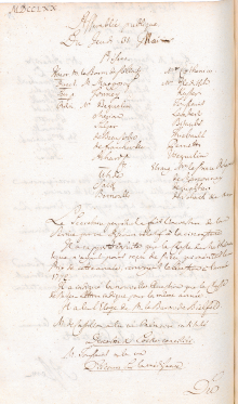 Scan des Originalprotokolls vom 31. Mai 1770