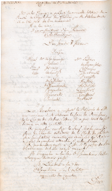 Scan des Originalprotokolls vom 07. Februar 1771