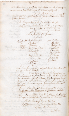 Scan des Originalprotokolls vom 28. Februar 1771