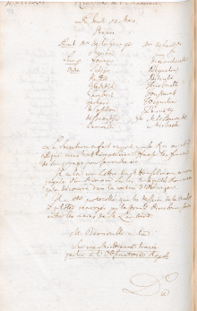 Scan des Originalprotokolls vom 14. März 1771