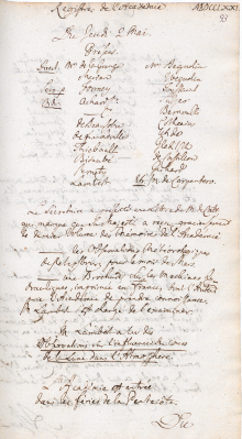 Scan des Originalprotokolls vom 2. Mai 1771