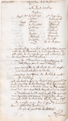 Scan des Originalprotokolls vom 30. Mai 1771