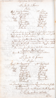 Scan des Originalprotokolls vom 5. Februar 1767